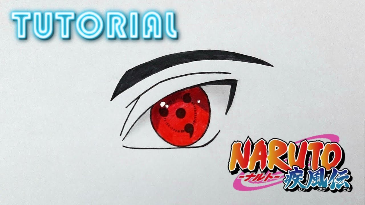 COMO DIBUJAR EL SHARINGAN