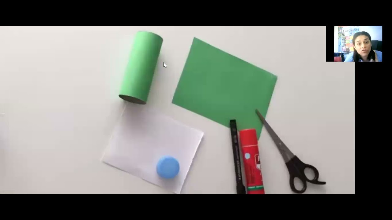 Manualidades con cono de papel higienco