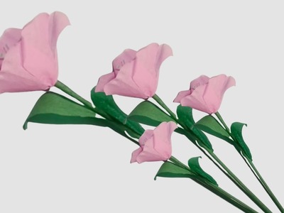 ???? Cómo hacer flores de papel Crepe FACILES - Manualidades Sencillas