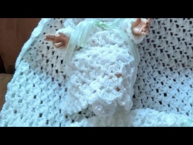 Ropón para  niño Dios a crochet paso a paso