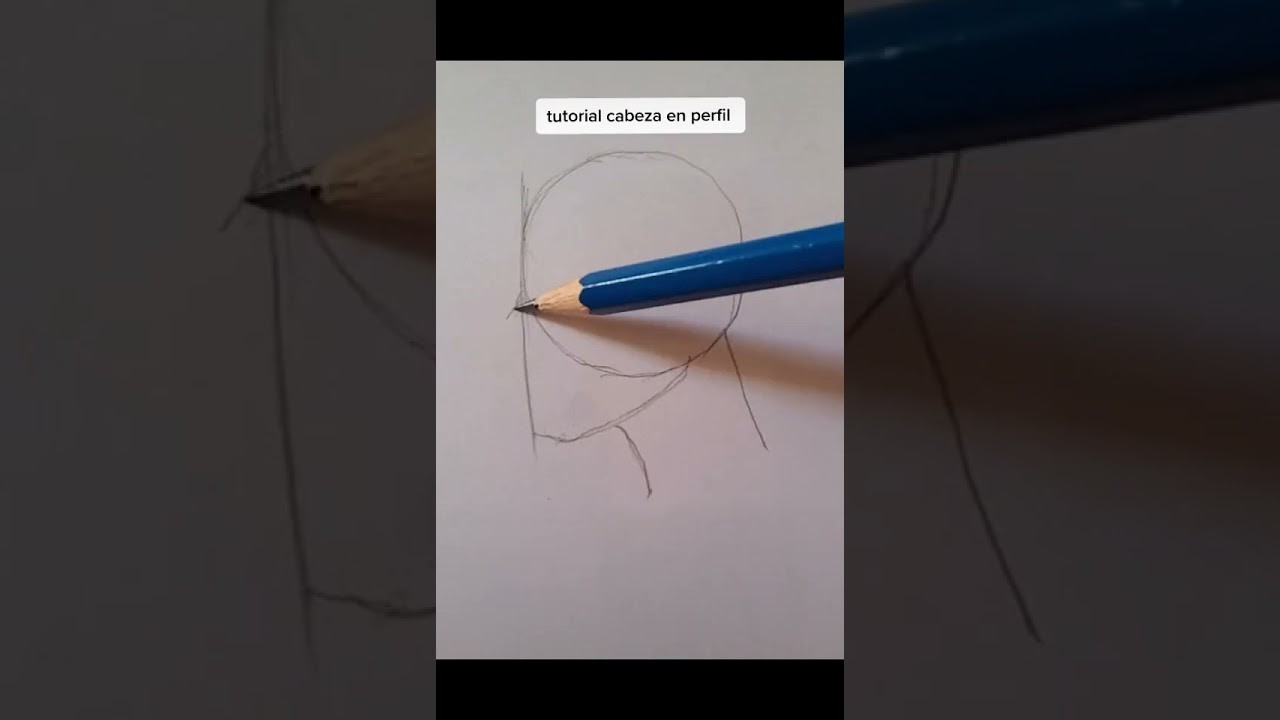 Cómo dibujar a una persona de PERFIL realista con lápiz muy FÁCIL paso a paso????| Trucos Lindos Shorts