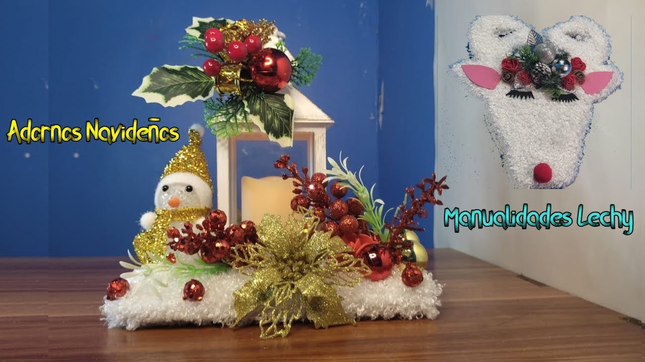 Como hacer adornos navideños 2021. manualidades navideñas