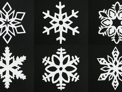 10 ideas de copo de nieve fácil para la Navidad [Decoración de Navidad]