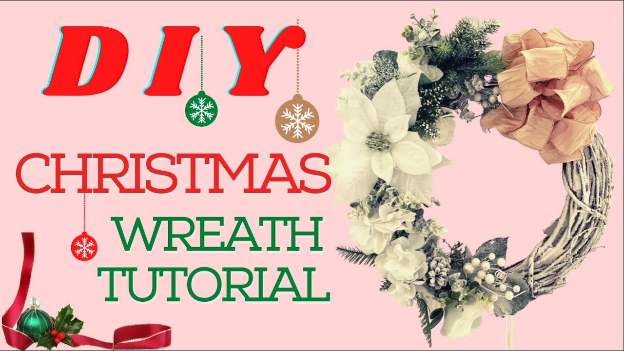 How to make a Christmas Wreath, Easy Step by Step