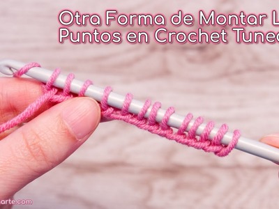 Otra Forma de Montar los Puntos en Crochet Tunecino | Crochet Tunecino Para Principiantes