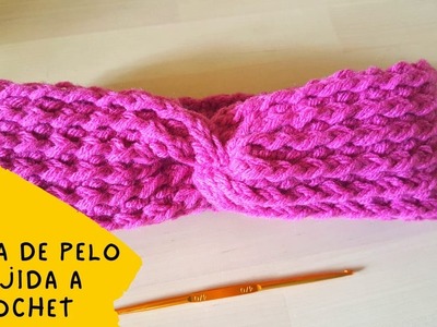 Venda.Cintillo de pelo tejida a crochet, paso a paso