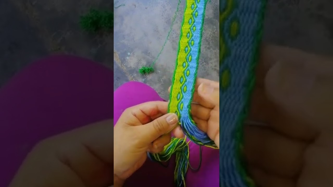 Cómo desbaratar tejido en telar egipcio