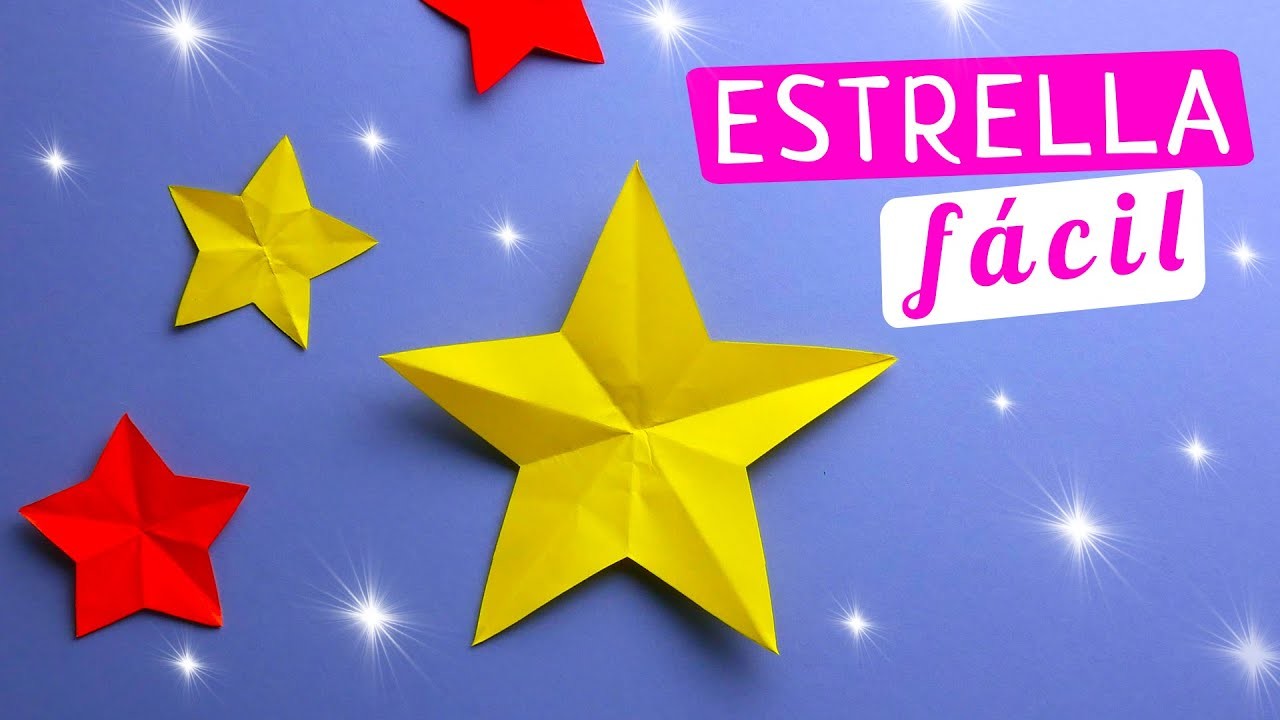 Cómo hacer una hermosa estrella fácil [corte de papel]