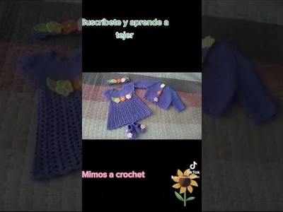 ???? Chambrita de bebe tejido a crochet #crochê #crochetbebe #chambrita#ganchillo #short #shorts