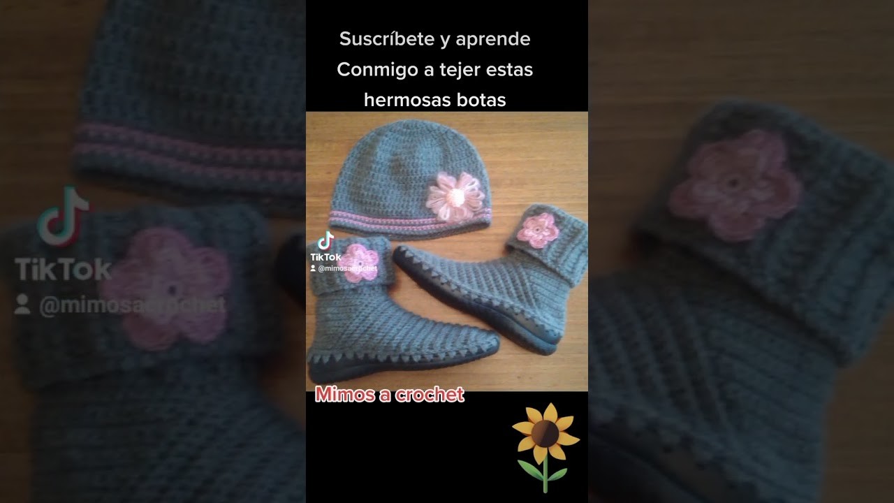 ???? Hermosas botas tejidas a Crochet #short #crochê #ganchillo #shorts #botascrochet #botasfemininas