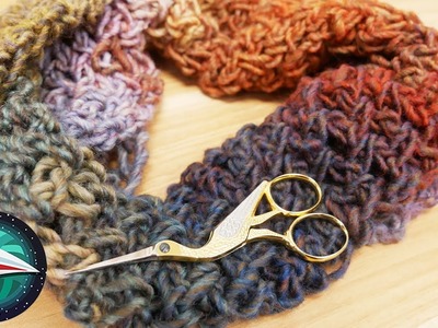 Idea de tejido para el otoño | Chal fácil y rápido de tejer con una madeja de lana | Tejido DIY