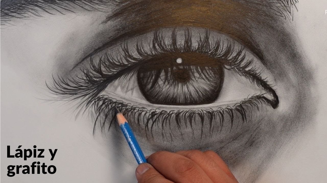 Como dibujar un ojo realista a lápiz sin ser un experto.Paso a paso
