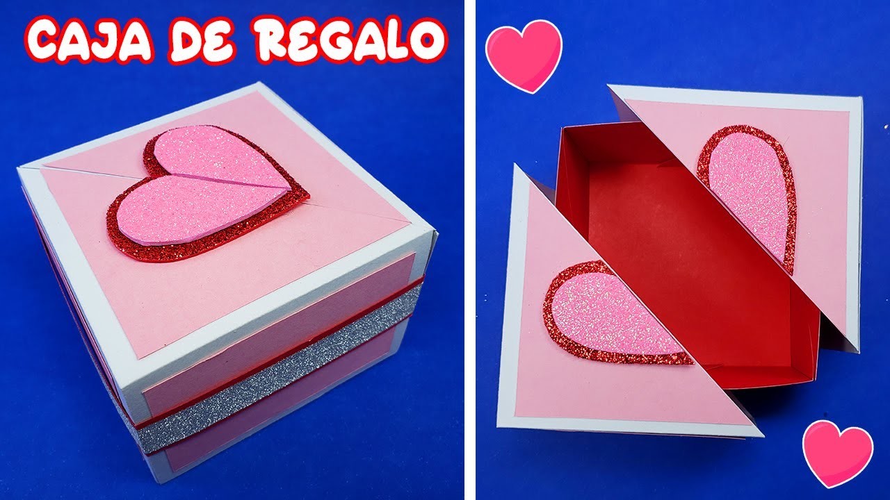????Como hacer una caja de regalo para San Valentín ????Manualidades para San Valentín Valentine Box????