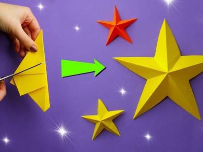 Cómo hacer una estrella fácil [corte de papel]