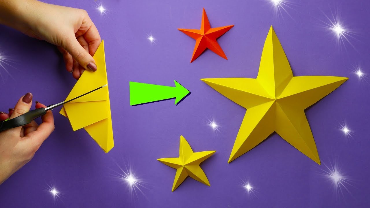 Cómo hacer una estrella fácil [corte de papel]
