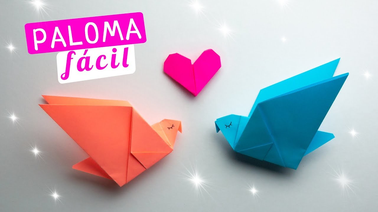 Cómo hacer una hermosa paloma [Origami Fácil]