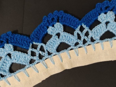 Orilla tejida Facil Principiantes