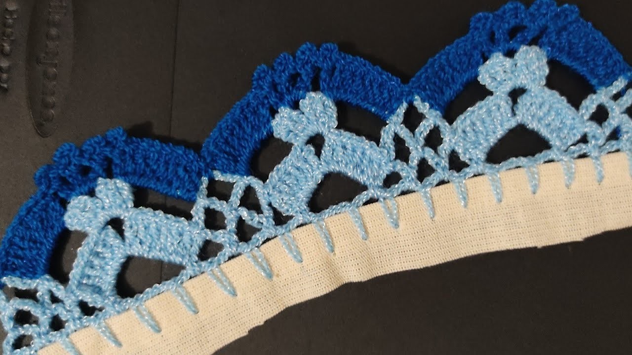 Orilla tejida Facil Principiantes