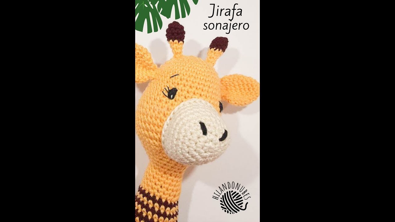 Sonajero jirafa crochet Amigurumi ????
