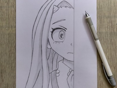 Como dibujar a eri chan paso a paso || dibujar anime fácil || how to draw eri chan step by step