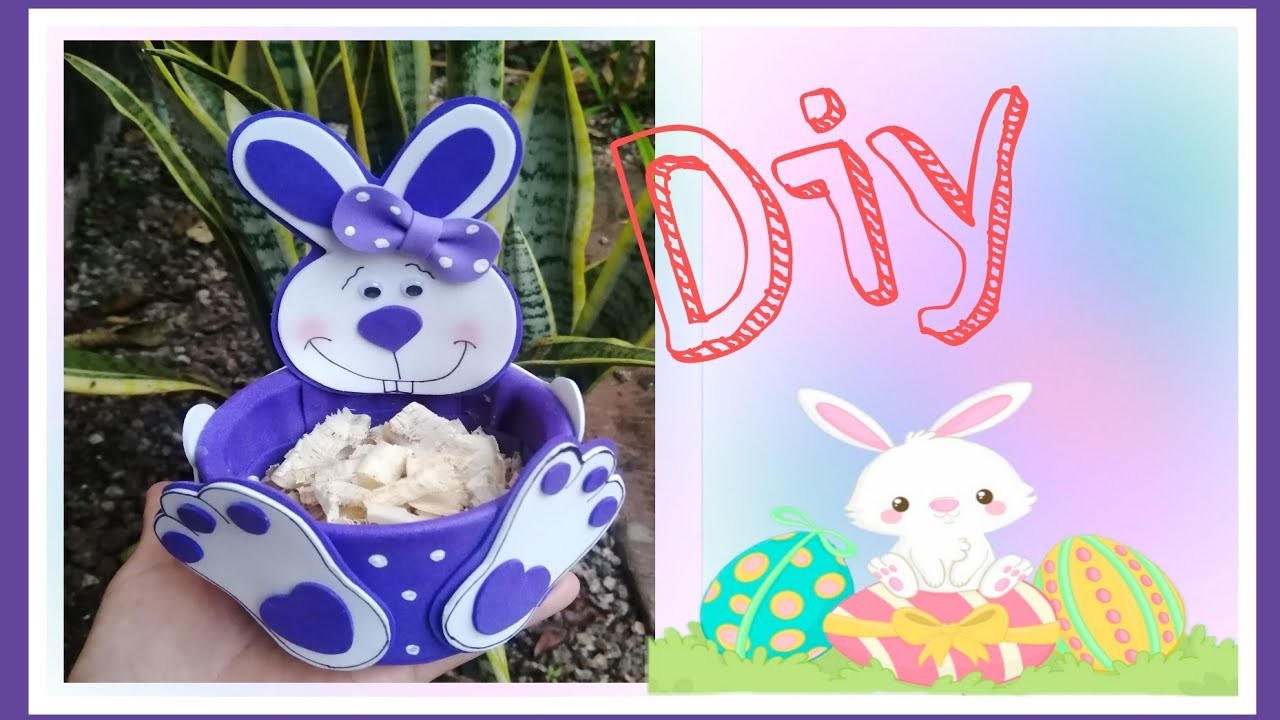 ????EASTER DIY DULCERO DE CONEJO.como forrar una lata de atún