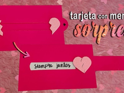 ???? TARJETAS de SAN VALENTÍN - Manualidades para SAN VALENTÍN - Tarjetas de CUMPLE