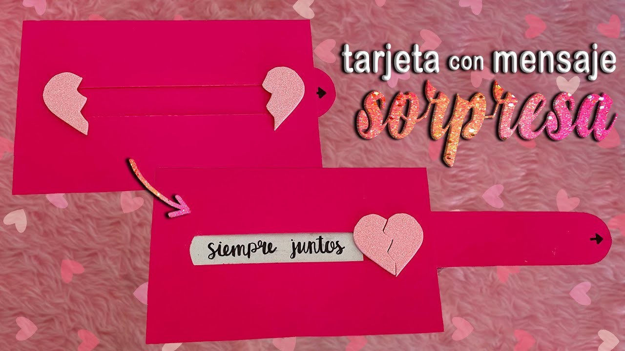 ???? TARJETAS de SAN VALENTÍN - Manualidades para SAN VALENTÍN - Tarjetas de CUMPLE