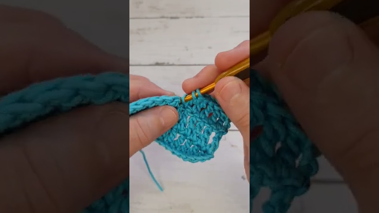 Paso a paso crochet para principiantes. Como tejer el punto alto doble. ????