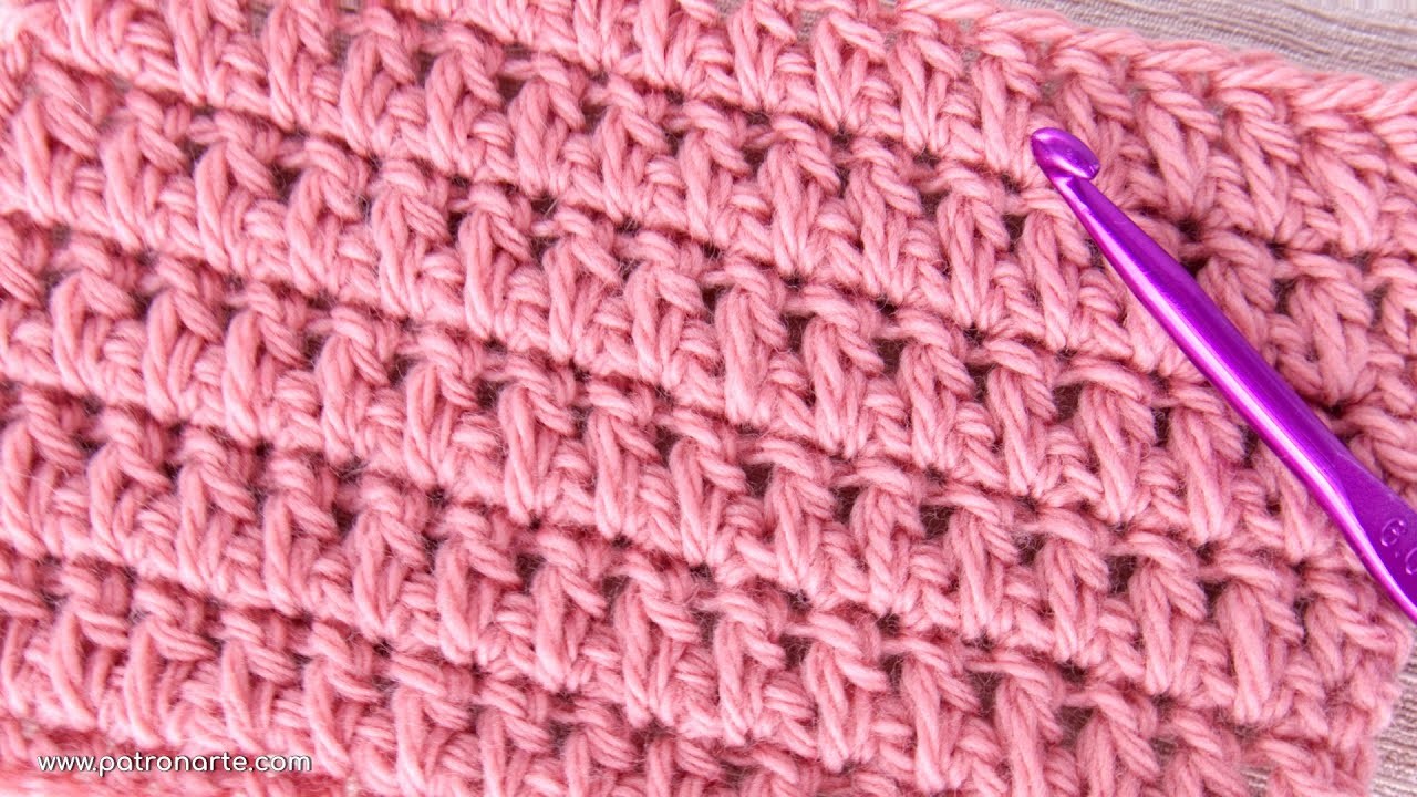 Cómo Tejer Patrón Fácil a Crochet para Mantas, Chalecos, Ponchos y muchos tejidos más Paso a Paso