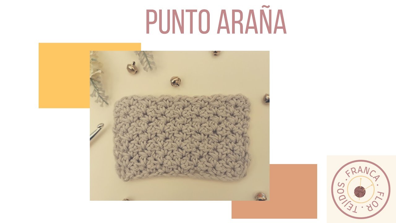 Galería de puntos en crochet. Punto araña