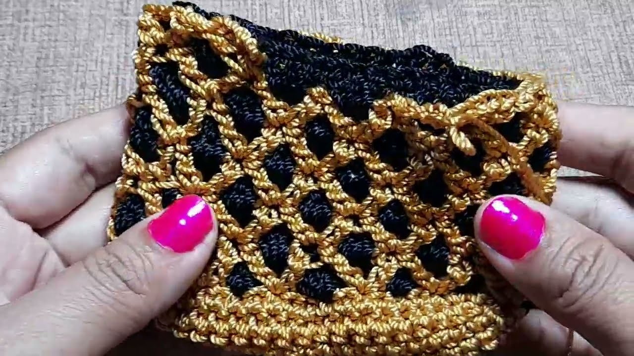 Monedero super er fácil de tejer en crochet  todo paso a paso en este video