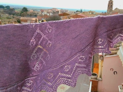 Podcast de tejido y crochet 12: El del chal Douro, del Trhowower y más proyectos????