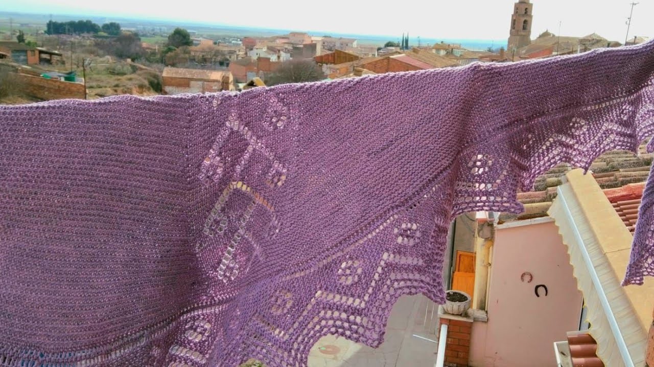 Podcast de tejido y crochet 12: El del chal Douro, del Trhowower y más proyectos????