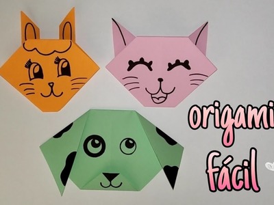 Como hacer animales de papel (origami fácil)