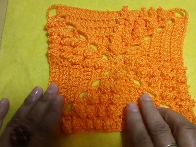 CUADRO A CROCHET PARA COBIJA DE CAMA