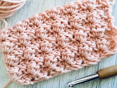 Punto a crochet fácil: Punto Juncia