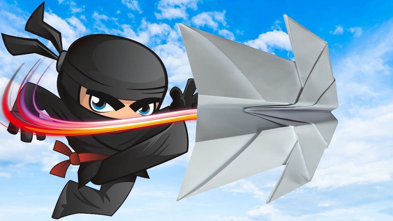 Como hacer un Avión NINJA de PAPEL - ORIGAMI