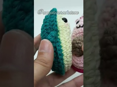 Aguacates enamorados - Familia de aguacates tejidos a crochet