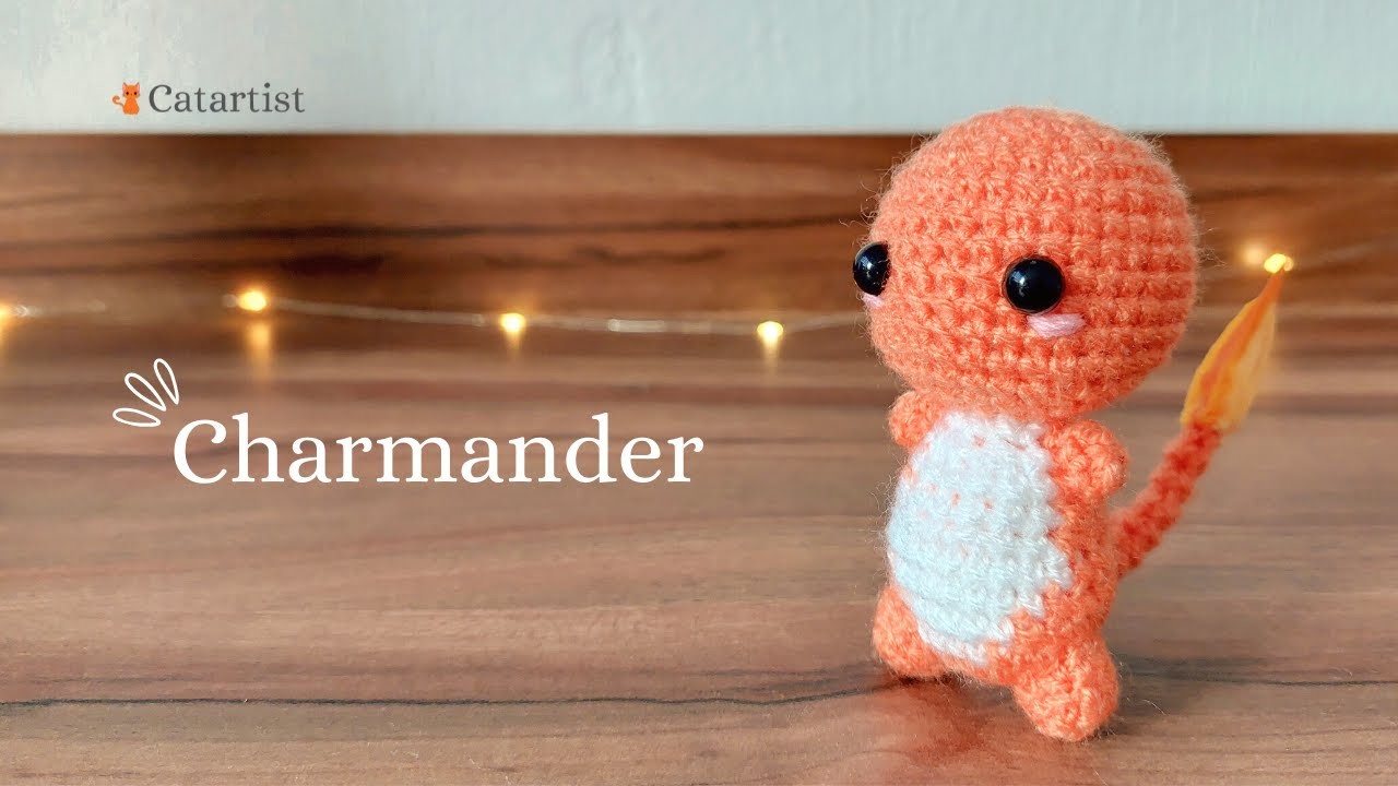 ????✅ Tutorial Charmander Pokemon | Cómo hacer un Amigurumi a Crochet - Paso a paso en Español - Fácil✨