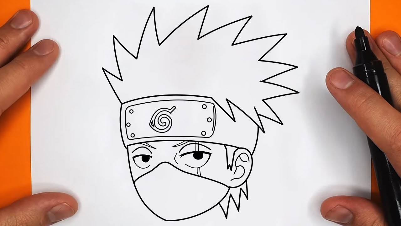 Como Dibujar A Kakashi Hatake Naruto Shippuuden Paso A Paso Fácil Y Rápido 7214