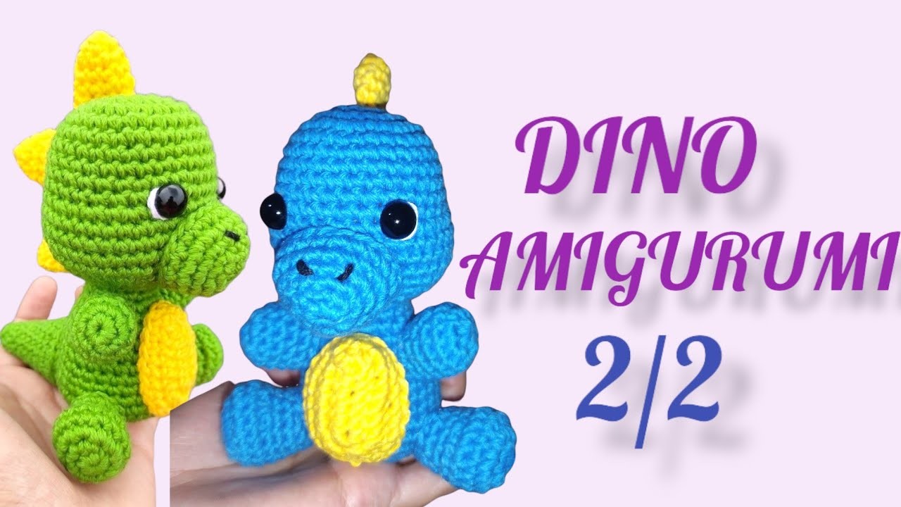 Dinosaurio Amigurumi, Dinosaurio Tejido a Crochet, Dino Amigurumi