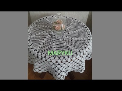 MANTELES TEJIDOS A CROCHET REDONDOS RECTANGULARES Y CUADRADOS TODOS BELLÍSIMOS