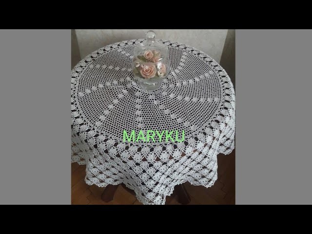 MANTELES TEJIDOS A CROCHET REDONDOS RECTANGULARES Y CUADRADOS TODOS BELLÍSIMOS