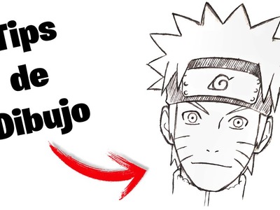 ????Tips de dibujo.Super Fáciles. anatomía Naruto. Parte 1