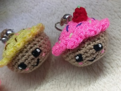 Cupcake tejido a crochet, amigurumi