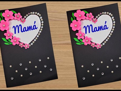 ???? ???? Simple, fácil y hermosa tarjeta para el día de la madre ???? ???? DIY hecho a mano ???? Mother's Day Card