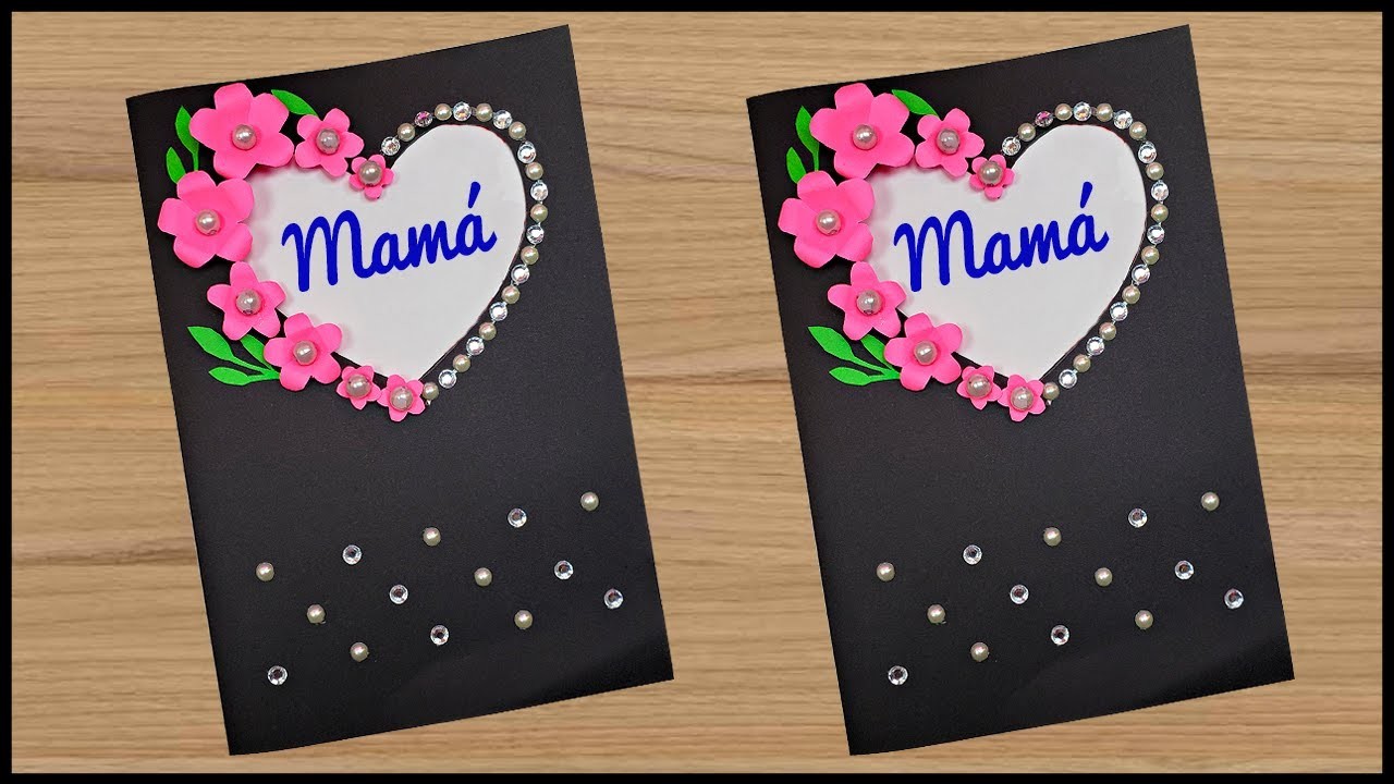 ???? ???? Simple, fácil y hermosa tarjeta para el día de la madre ???? ???? DIY hecho a mano ???? Mother's Day Card