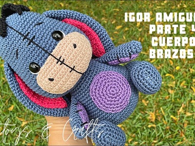 Amigurumi Igor a crochet - Parte 4 Cuerpo y brazos