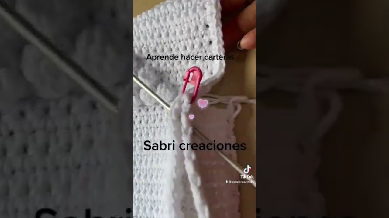 Aprende hacer carteras y bolsos a crochet  suscríbete a Sabri creaciones ❤️❤️❤️