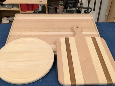 Como hacer la ranura en tablas de picar: Tres tablas